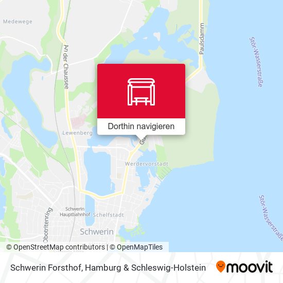 Schwerin Forsthof Karte