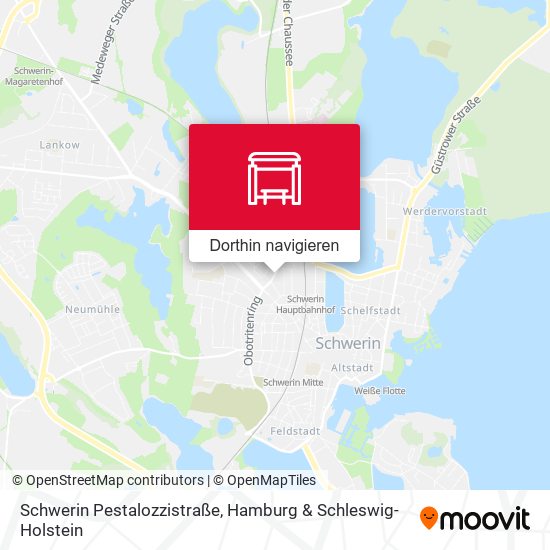 Schwerin Pestalozzistraße Karte
