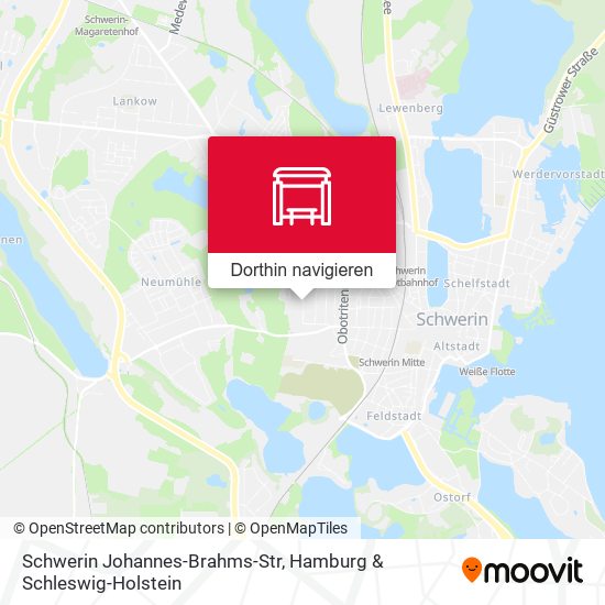 Schwerin Johannes-Brahms-Str Karte