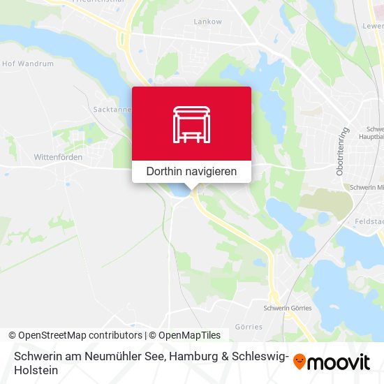 Schwerin am Neumühler See Karte