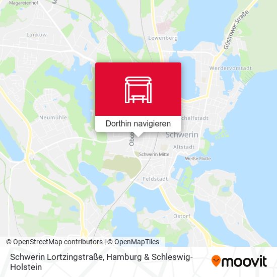 Schwerin Lortzingstraße Karte