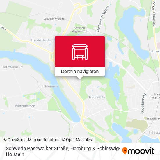 Schwerin Pasewalker Straße Karte