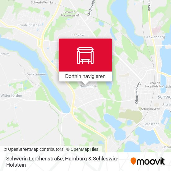 Schwerin Lerchenstraße Karte