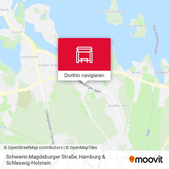 Schwerin Magdeburger Straße Karte