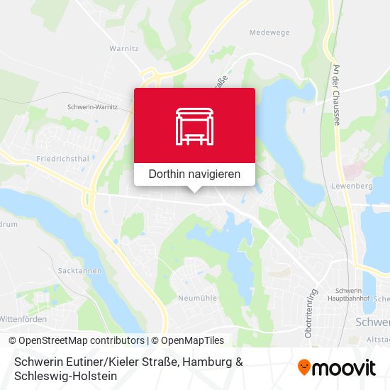 Schwerin Eutiner/Kieler Straße Karte