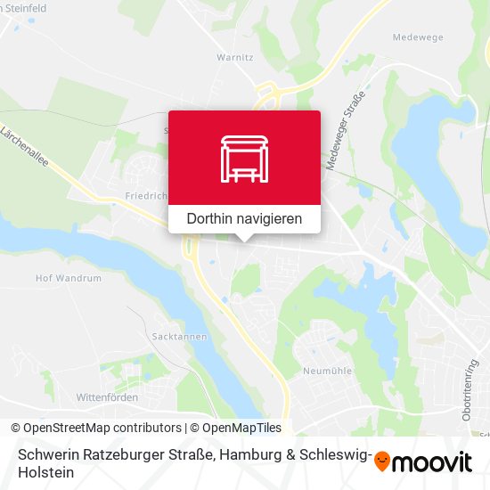 Schwerin Ratzeburger Straße Karte