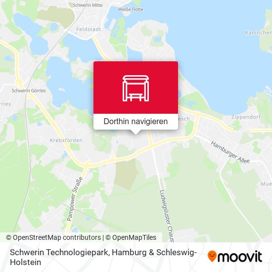 Schwerin Technologiepark Karte