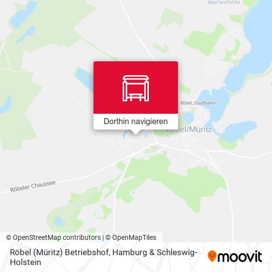 Röbel (Müritz) Betriebshof Karte