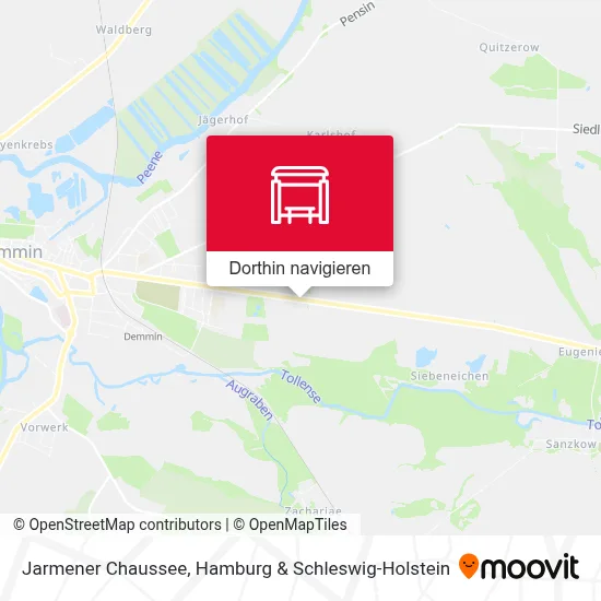 Jarmener Chaussee Karte