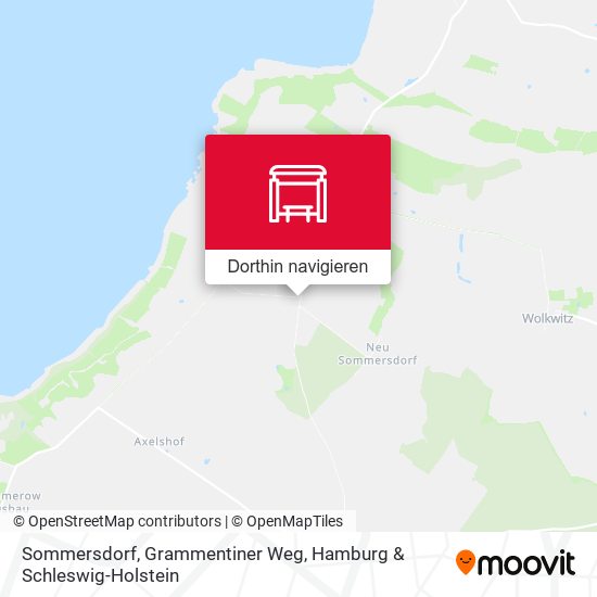 Sommersdorf, Grammentiner Weg Karte