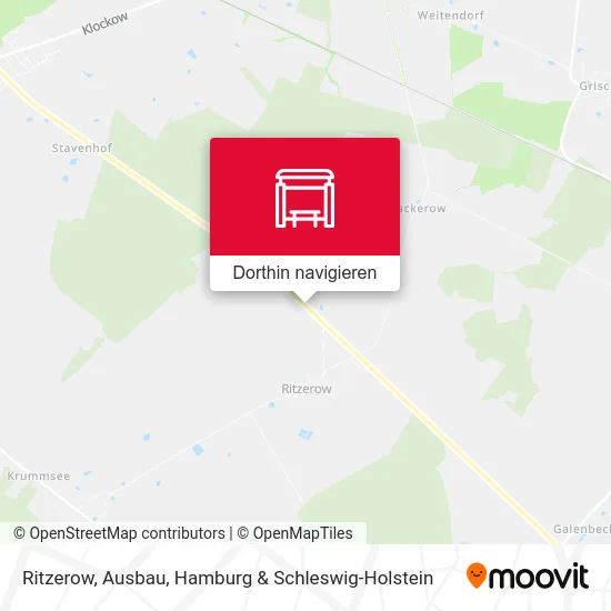 Ritzerow, Ausbau Karte