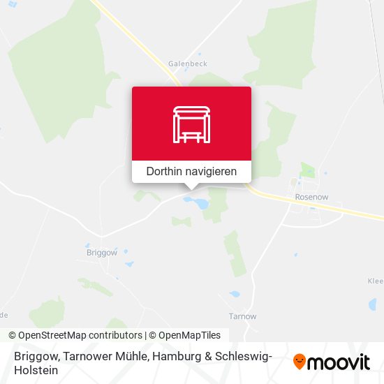 Briggow, Tarnower Mühle Karte