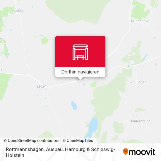 Rottmannshagen, Ausbau Karte