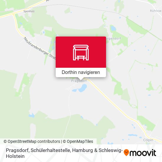 Pragsdorf, Schülerhaltestelle Karte