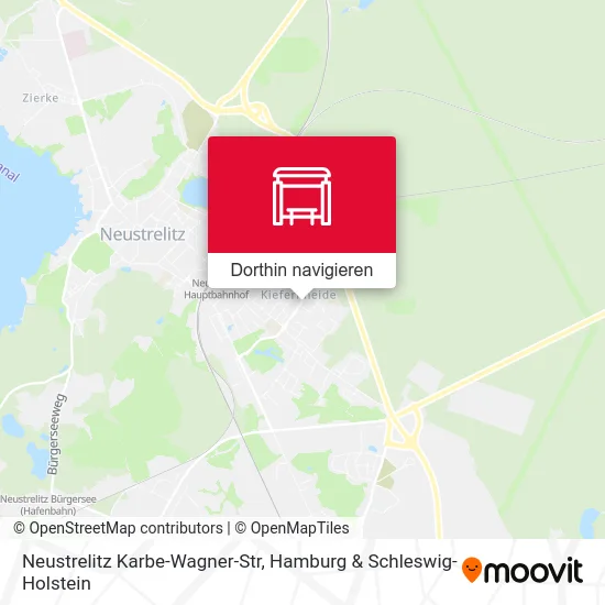 Neustrelitz Karbe-Wagner-Str Karte