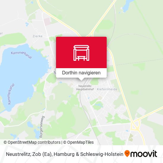 Neustrelitz, Zob (Ea) Karte