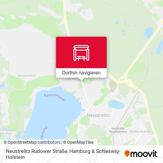 Neustrelitz Rudower Straße Karte