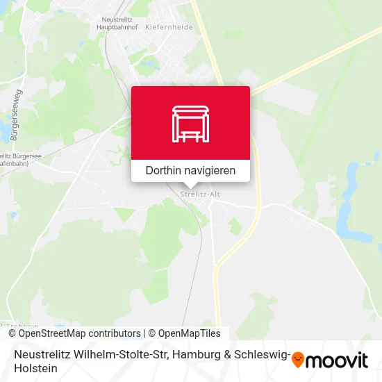 Neustrelitz Wilhelm-Stolte-Str Karte