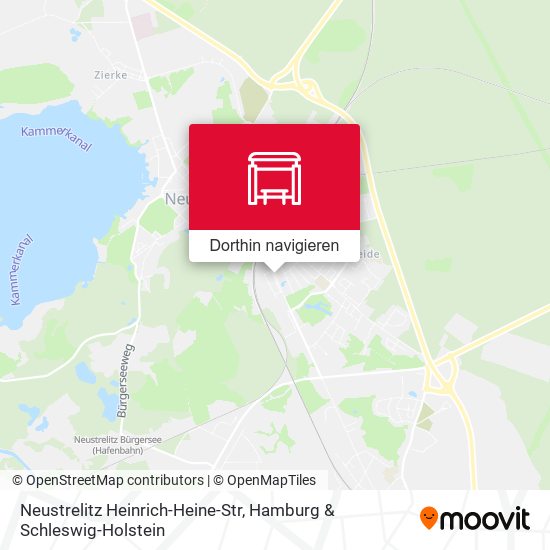 Neustrelitz Heinrich-Heine-Str Karte