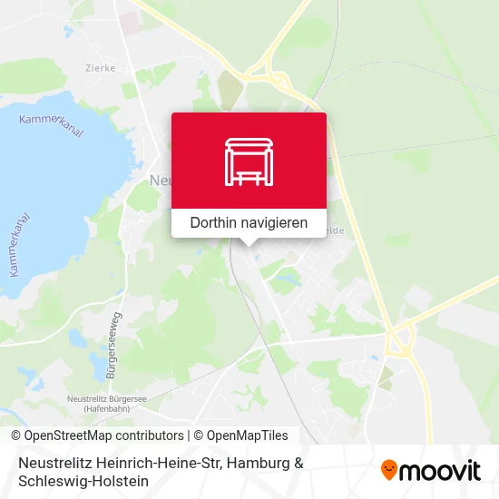 Neustrelitz Heinrich-Heine-Str Karte