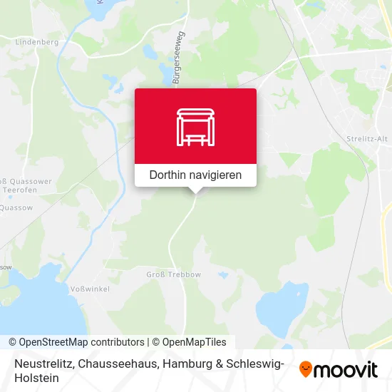 Neustrelitz, Chausseehaus Karte