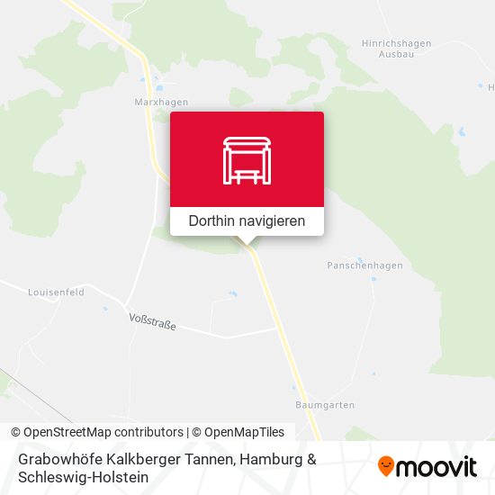 Grabowhöfe Kalkberger Tannen Karte