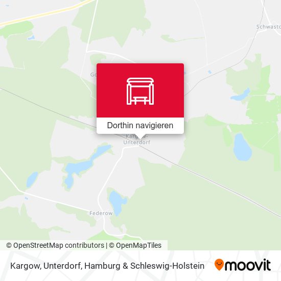 Kargow, Unterdorf Karte