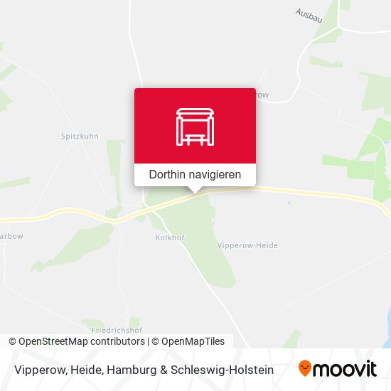 Vipperow, Heide Karte