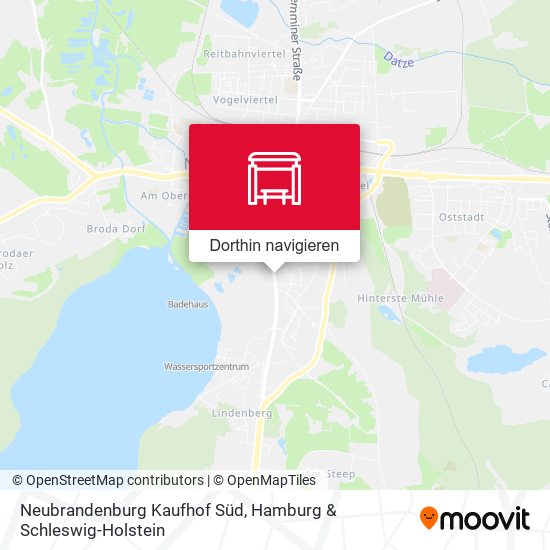 Neubrandenburg Kaufhof Süd Karte