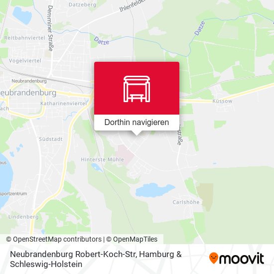 Neubrandenburg Robert-Koch-Str Karte