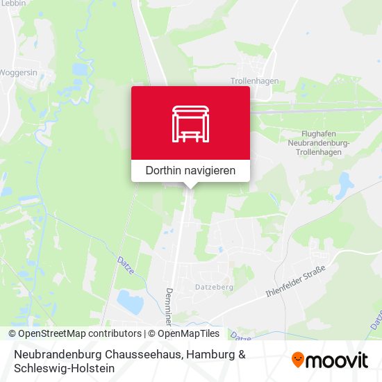 Neubrandenburg Chausseehaus Karte