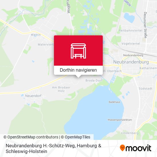 Neubrandenburg H.-Schütz-Weg Karte