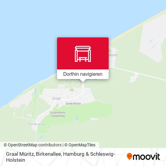 Graal Müritz, Birkenallee Karte