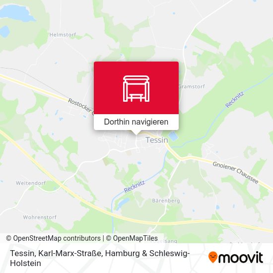 Tessin, Karl-Marx-Straße Karte