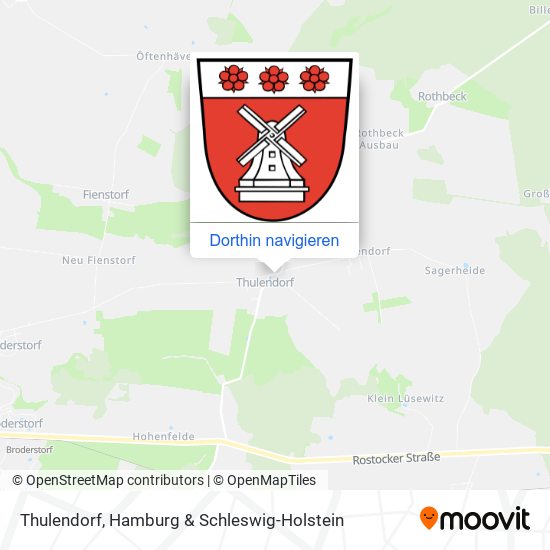 Thulendorf Karte