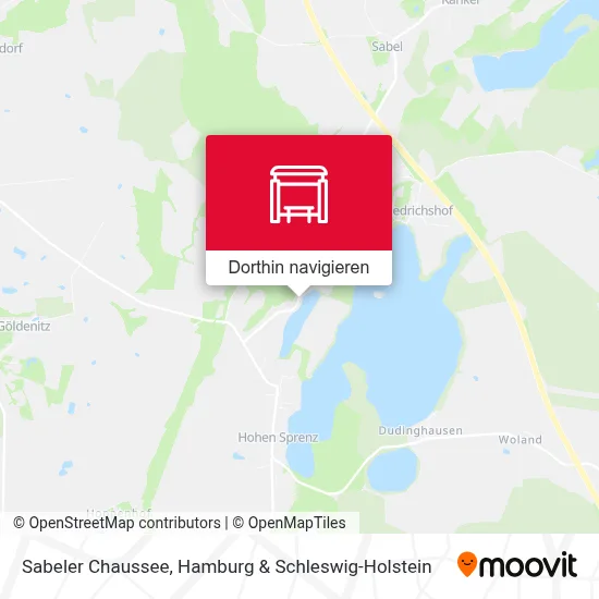 Sabeler Chaussee Karte