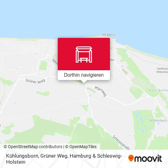 Kühlungsborn, Grüner Weg Karte