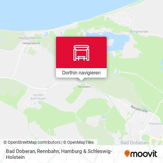 Bad Doberan, Rennbahn Karte