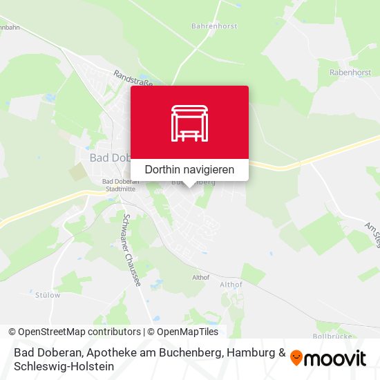 Bad Doberan, Apotheke am Buchenberg Karte