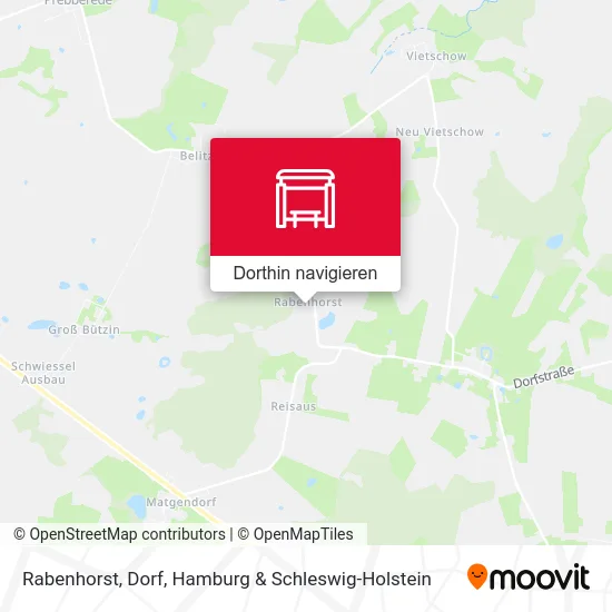 Rabenhorst, Dorf Karte