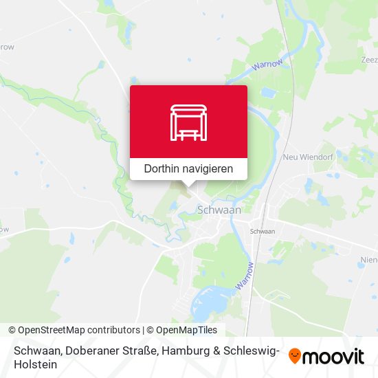 Schwaan, Doberaner Straße Karte
