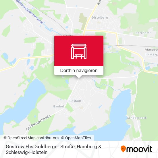 Güstrow Fhs Goldberger Straße Karte