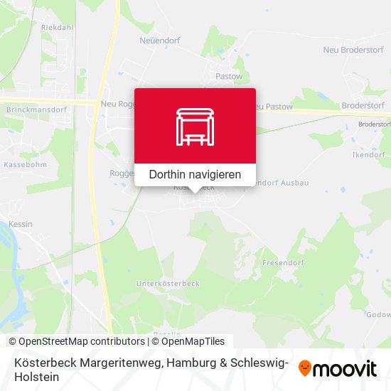 Kösterbeck Margeritenweg Karte