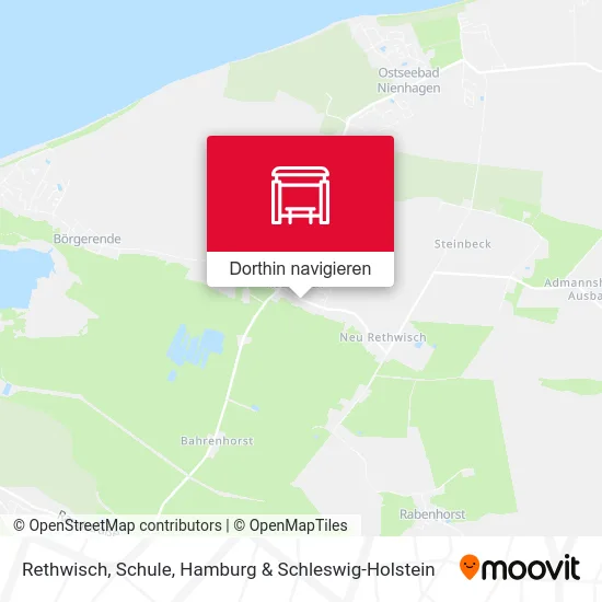 Rethwisch, Schule Karte