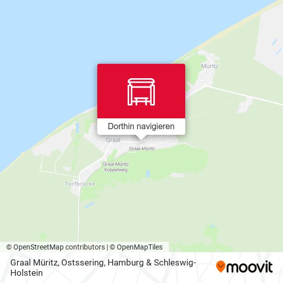 Graal Müritz, Ostssering Karte