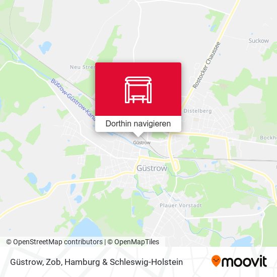 Güstrow, Zob Karte