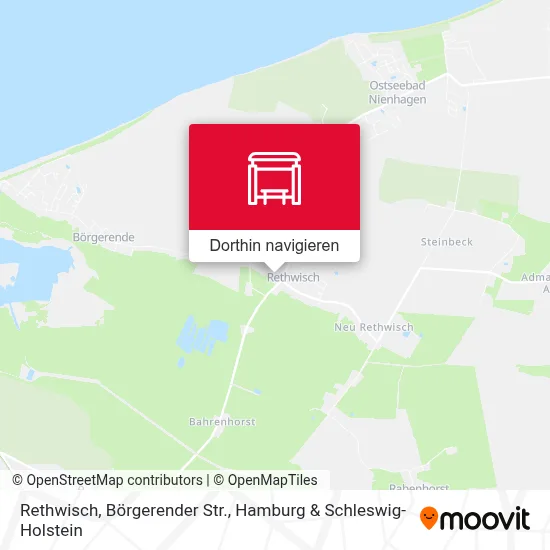 Rethwisch, Börgerender Str. Karte