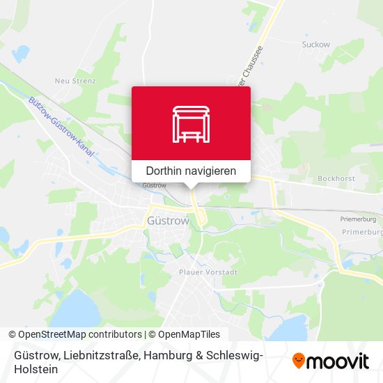 Güstrow, Liebnitzstraße Karte