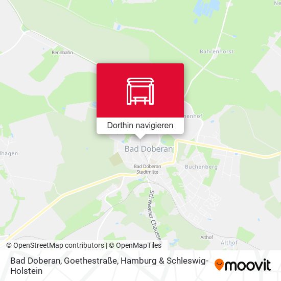 Bad Doberan, Goethestraße Karte