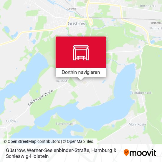 Güstrow, Werner-Seelenbinder-Straße Karte